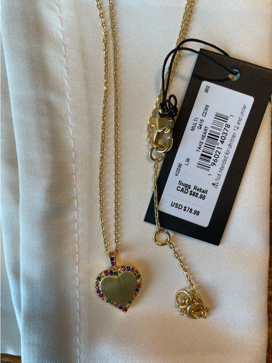 kate spade Jewelry - Kate Spade Gold Heart Pendant Necklace